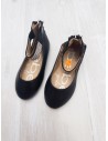 zapatos negros con cierre