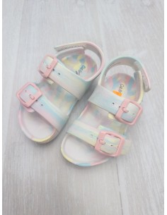 zapatillas de playa colores pastel