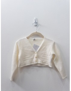 sweater tejido blanco