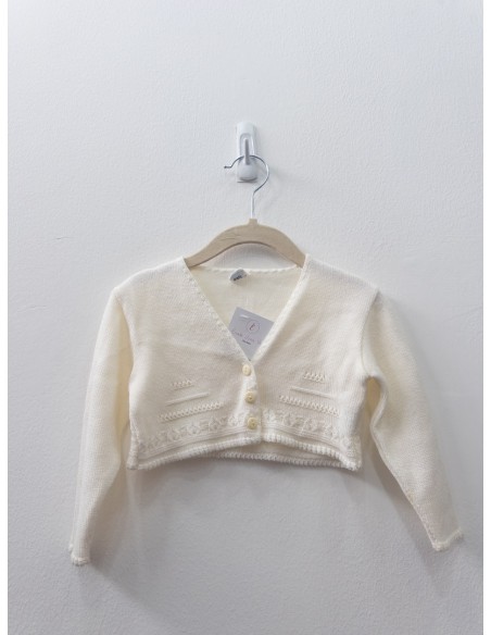 sweater tejido blanco
