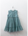 vestido tul turquesa
