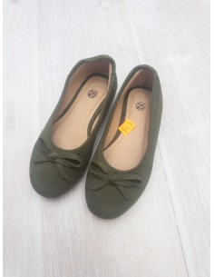 ballerinas verde gamuza