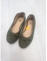 ballerinas verde gamuza