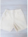 short cuadros blancos y beige
