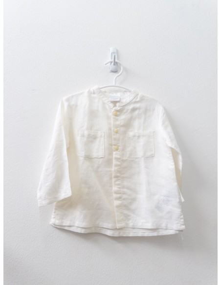 camisa lino blanca