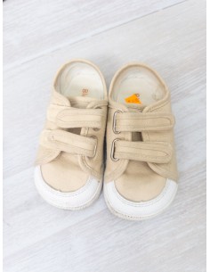 sneakers lona beige