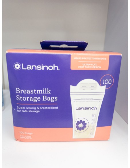 100 milk storage bags