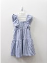 vestido rayas azules y blancas