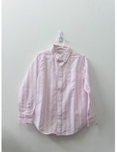 camisa rayas blancas y rosadas