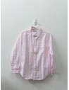 camisa rayas blancas y rosadas