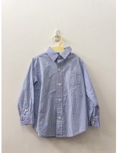 camisa rayas blancas y azules