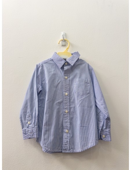 camisa rayas blancas y azules