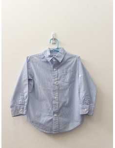 camisa rayas blancas y azules