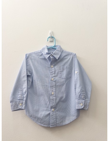 camisa rayas blancas y azules