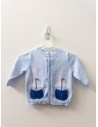 sweater celeste con barquito