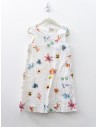 vestido blanco con flores