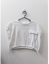 crop top blanco
