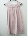 vestido rayas rosadas y blancas