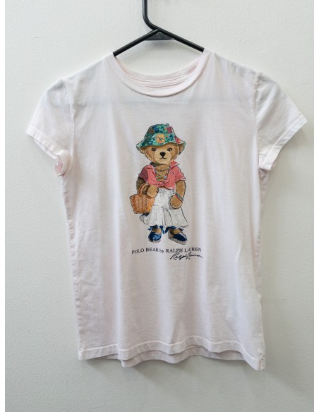 camiseta rosada con oso