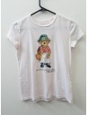 camiseta rosada con oso