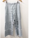 pantalon celeste brocado