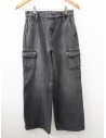 jean negro estilo cargo