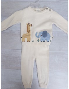 set calentador t sweater animaitos