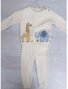 set calentador t sweater animaitos