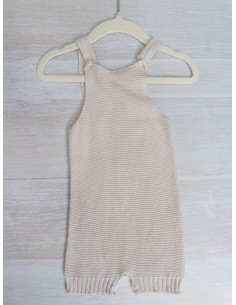 enterizo beige de punto