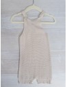 enterizo beige de punto