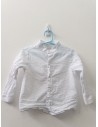 camisa con textura blanca
