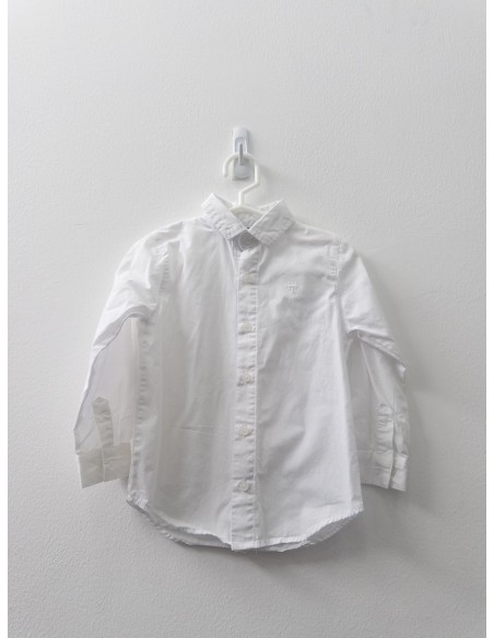 camisa manga larga blanca