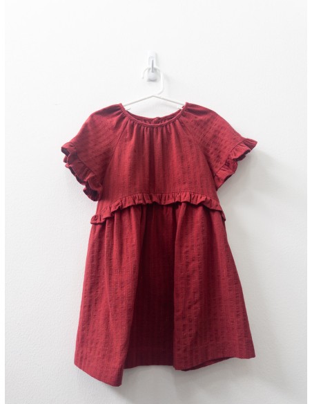 vestido concho de vino con brillito