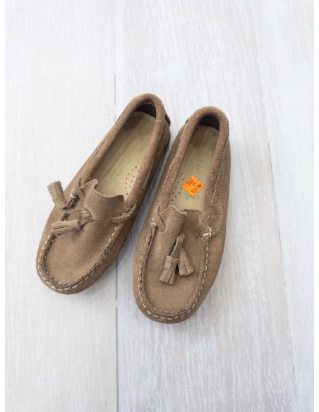 mocasines gamuza cafes