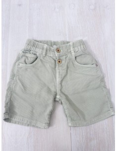 short verde rayas verdes