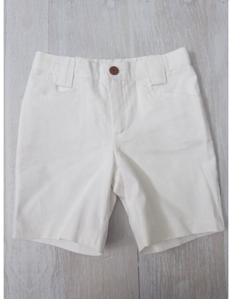 short lino blanco