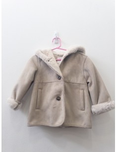 chaqueta gamuza beige