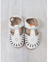 sandalias blancas nuevas