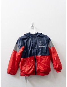 chompa azul con roja