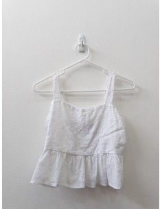 set falda y top blanco