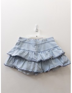 falda short jean clarito
