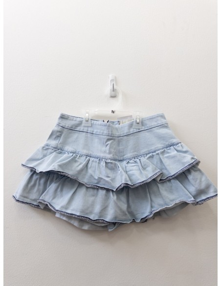 falda short jean clarito