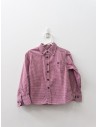 camisa cuadros rojos y blancos