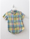 camisa cuadros amarillos rayas verdes rojas azules