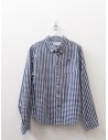 camisa cuadros blancos y azules
