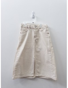 falda jean beige