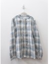 camisa cuadros turquesas con blanco