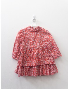 vestido fresa, con calzon, con texturas