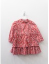 vestido fresa, con calzon, con texturas