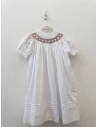 vestido blanco con cuello navidad